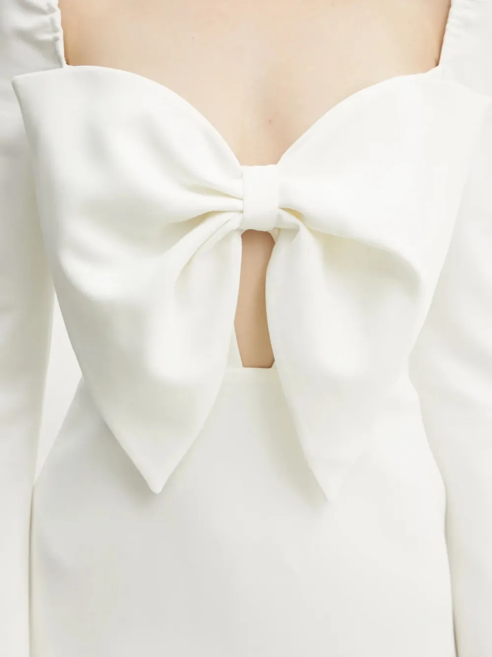 Bardot Jurk met strikdetail Wit