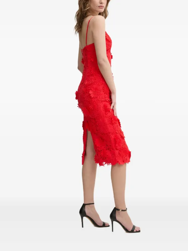 Bardot Adei Midi Dress - Red