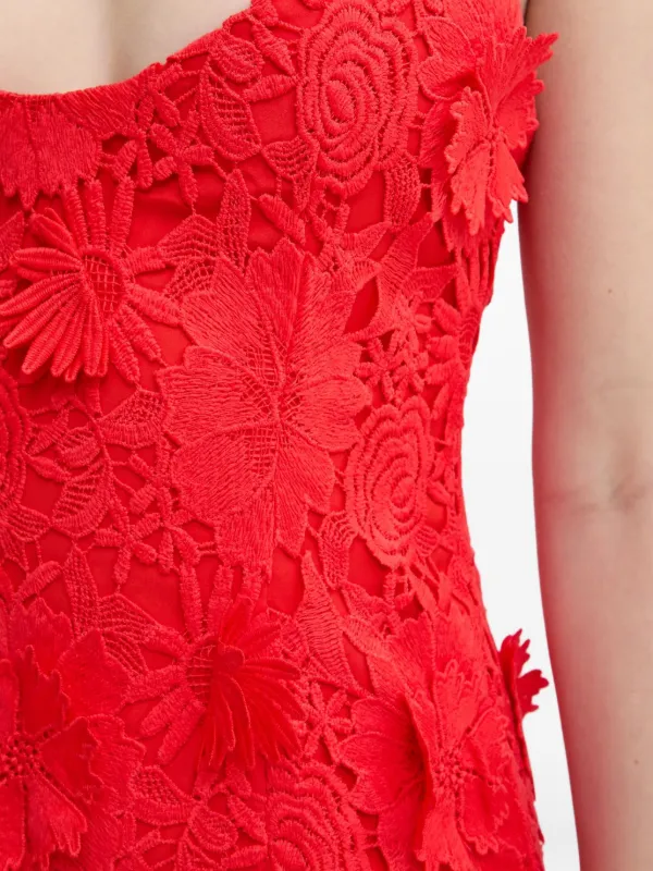 Bardot Adei Midi Dress - Red