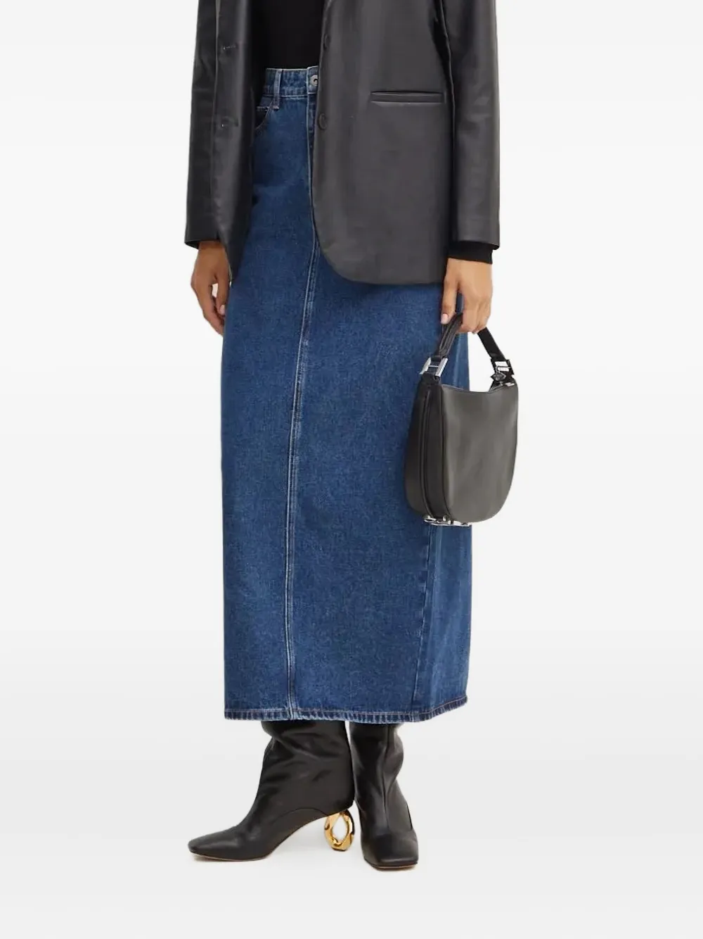 Bardot high-waist denim skirt | Blue | Image 1
