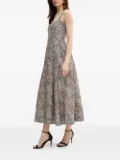 Bardot Lilah leopard-print midi dress - Neutrals
