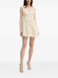 Bardot floral-print halter-neck dress - White