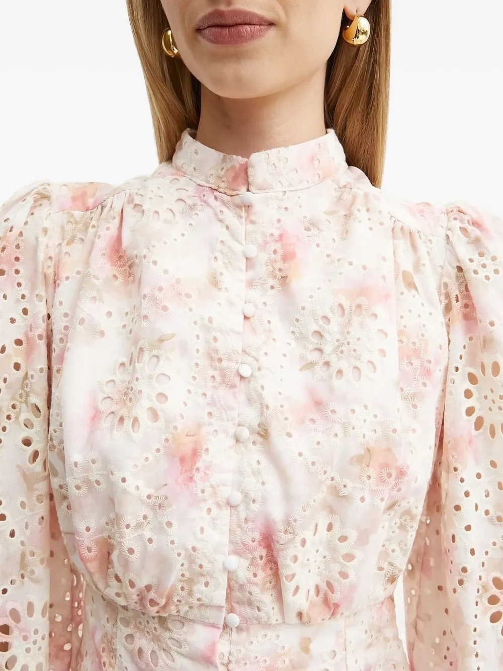 Bardot Hendry Floral Print Mini Dress In White