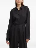 Bardot Zarri pleated shirt jumpsuit - Black