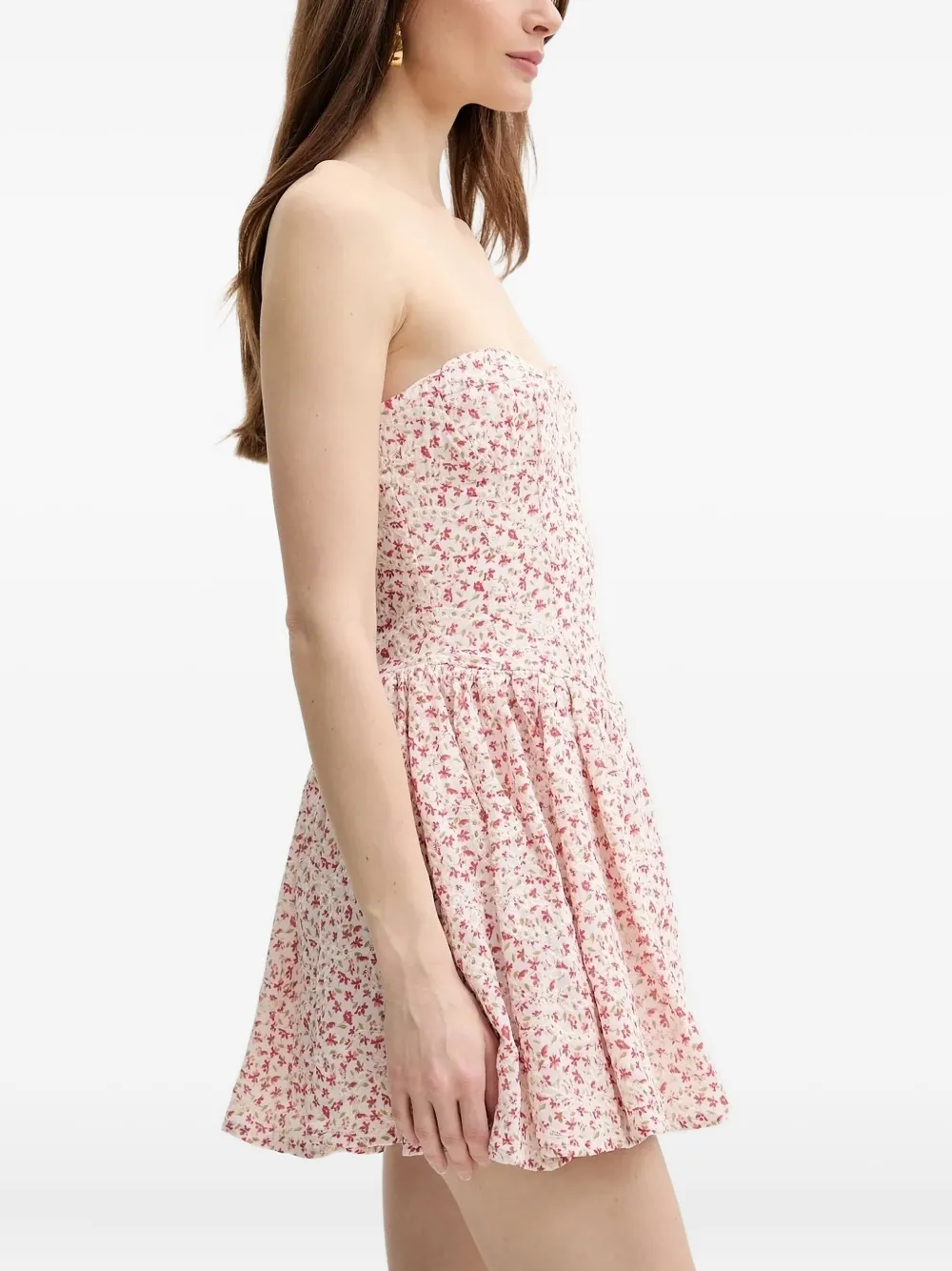 Bardot Estie mini-jurk met bloemenprint Roze