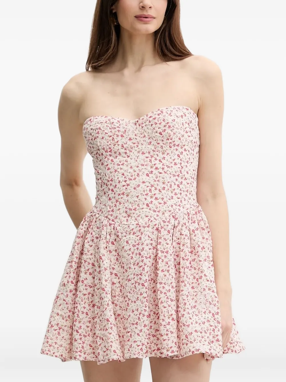 Bardot Estie mini-jurk met bloemenprint Roze