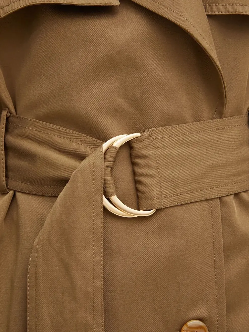 Bardot Trenchcoat met ceintuur Bruin