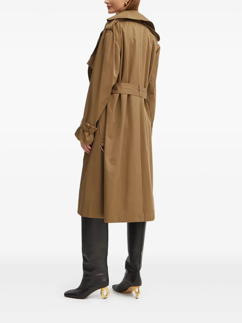 Bardot Trenchcoat met ceintuur Bruin
