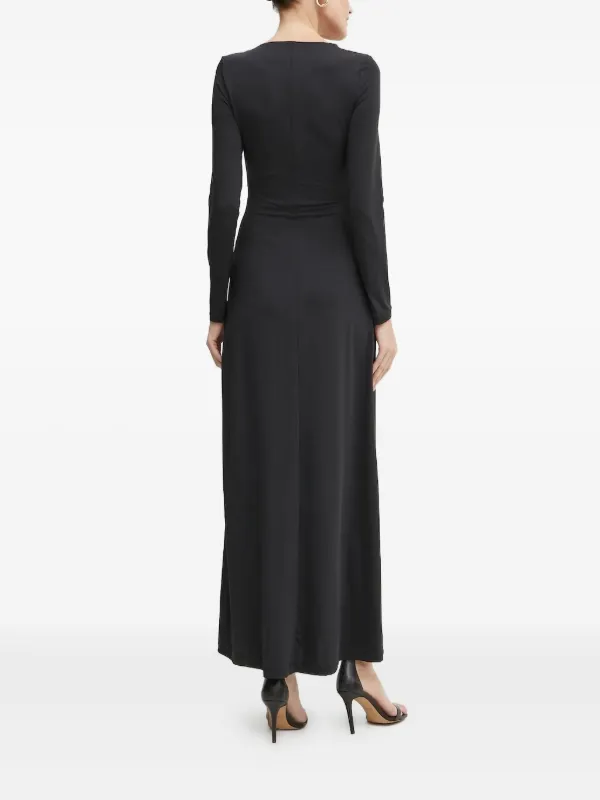 Bardot Remmy plunging-neckline Maxi Dress | Black | FARFETCH