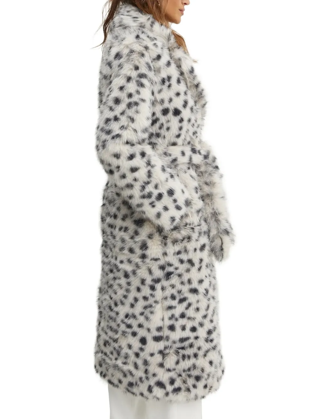  Bardot Abrigo Con Estampado De Leopardo - Gris 