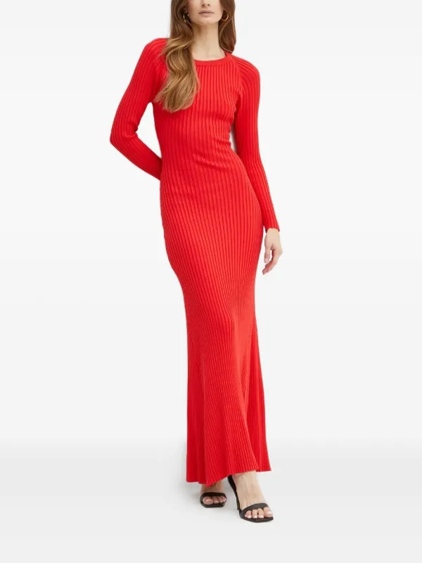 Bardot Amaro Maxi Dress | Red | FARFETCH