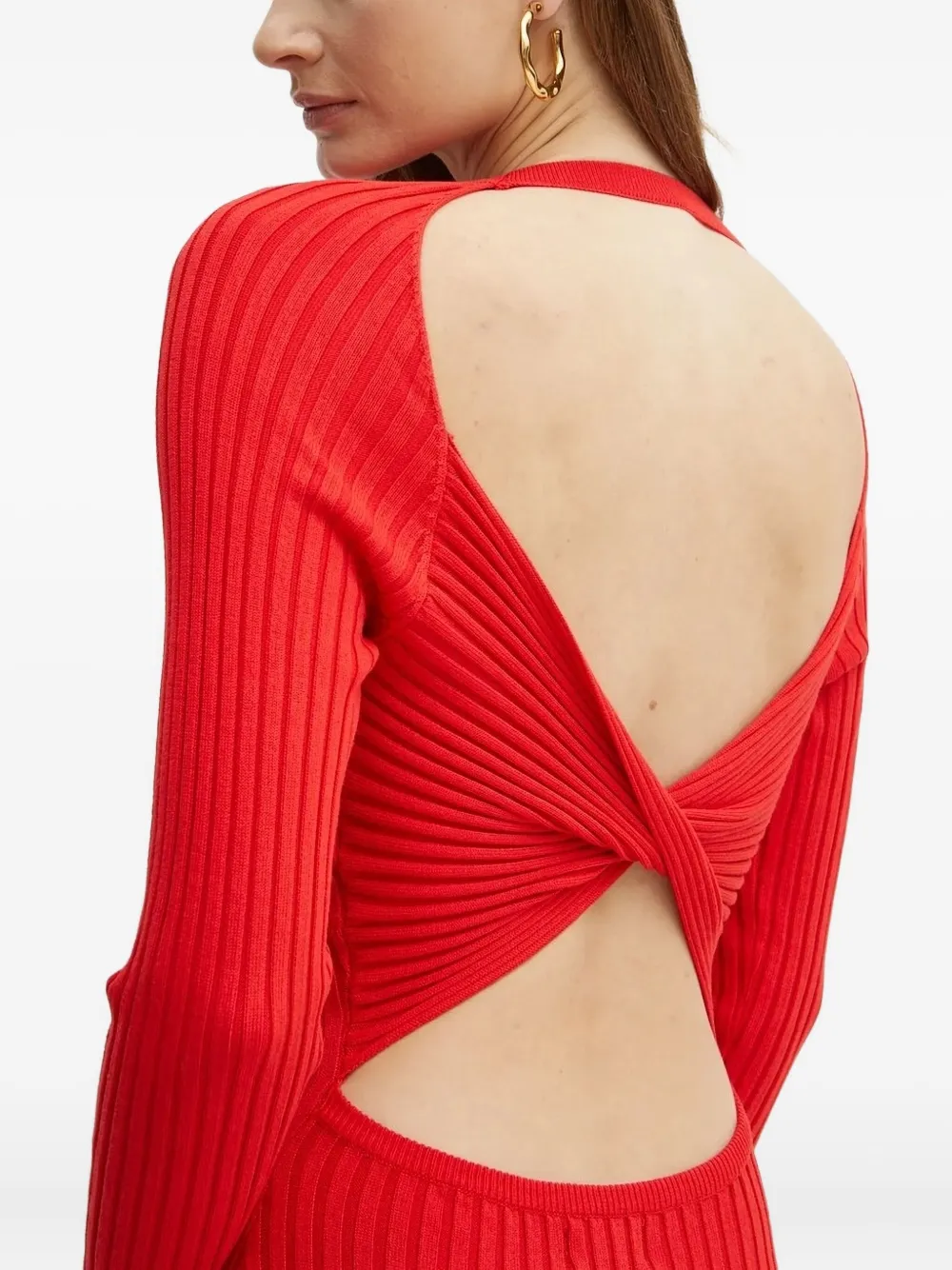 Bardot Amaro maxi-jurk Rood