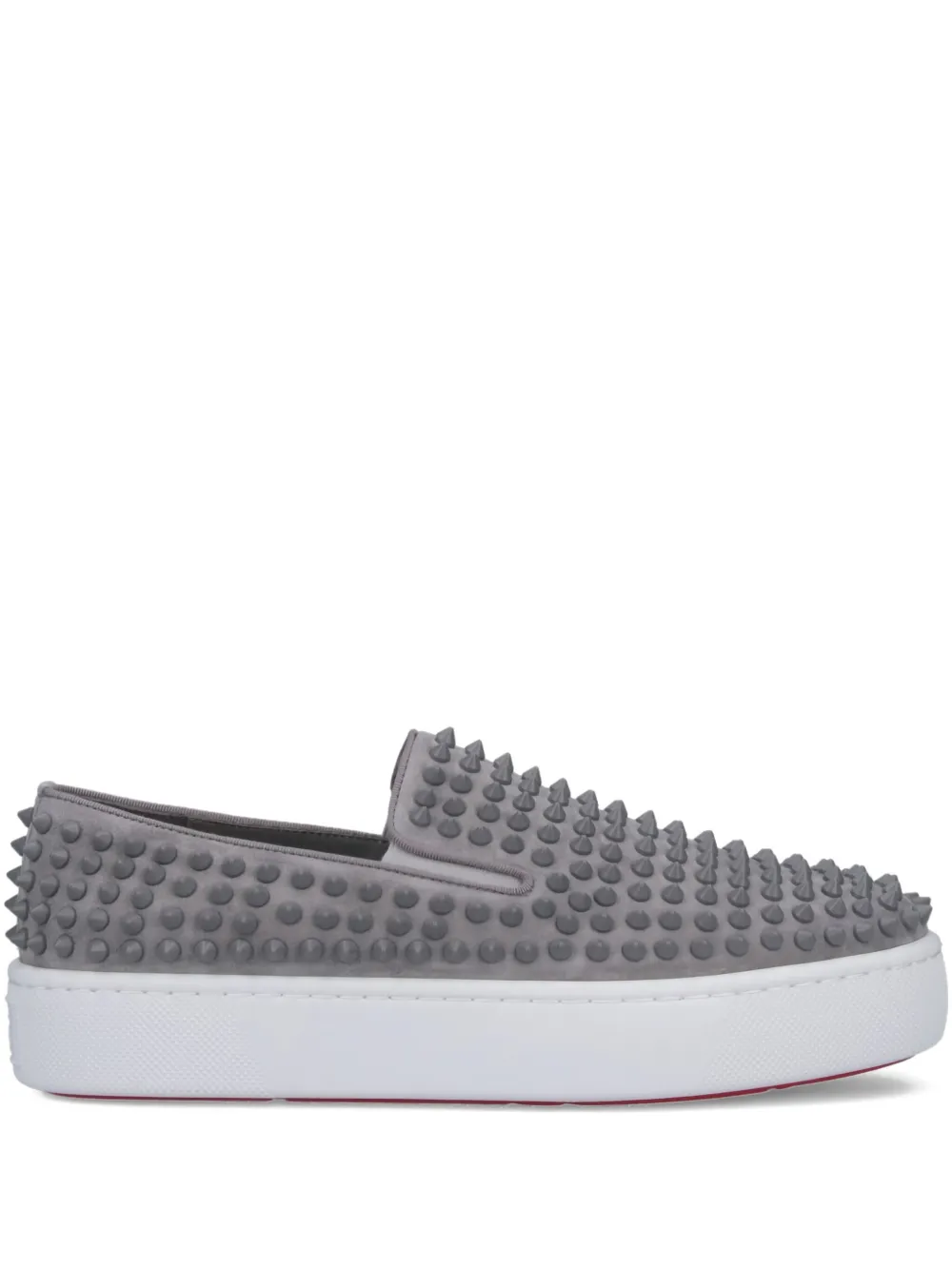 Christian Louboutin tenis Spikeboat | gris | Image 1