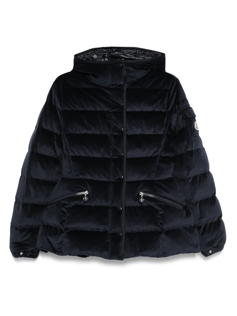 Moncler Donsjack met capuchon Blauw