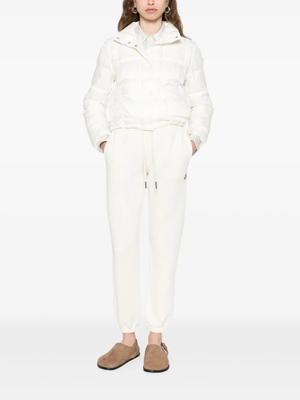 Moncler Gewatteerd jack Wit