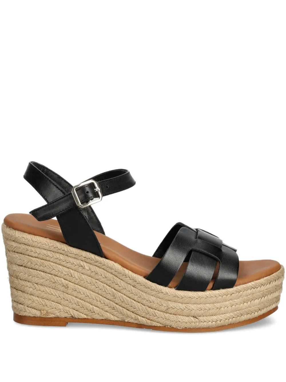Billi Bi Ankle-strap Wedge Sandals In Brown