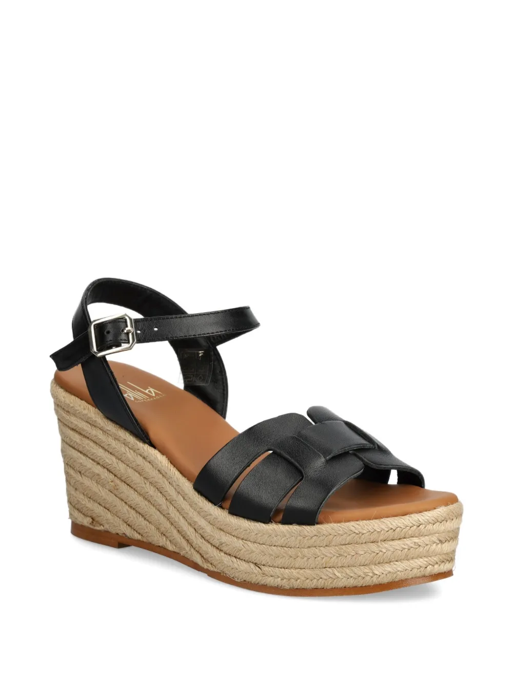 BILLI BI Sandalen met sleehak en enkelbandje Bruin