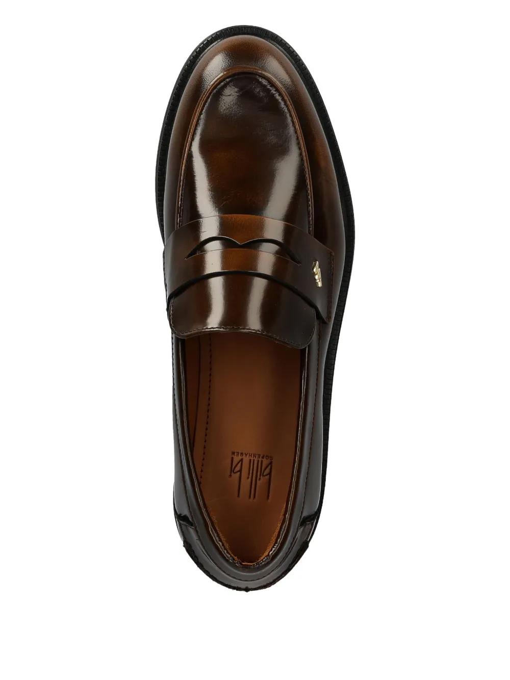 BILLI BI Leren penny loafers Bruin