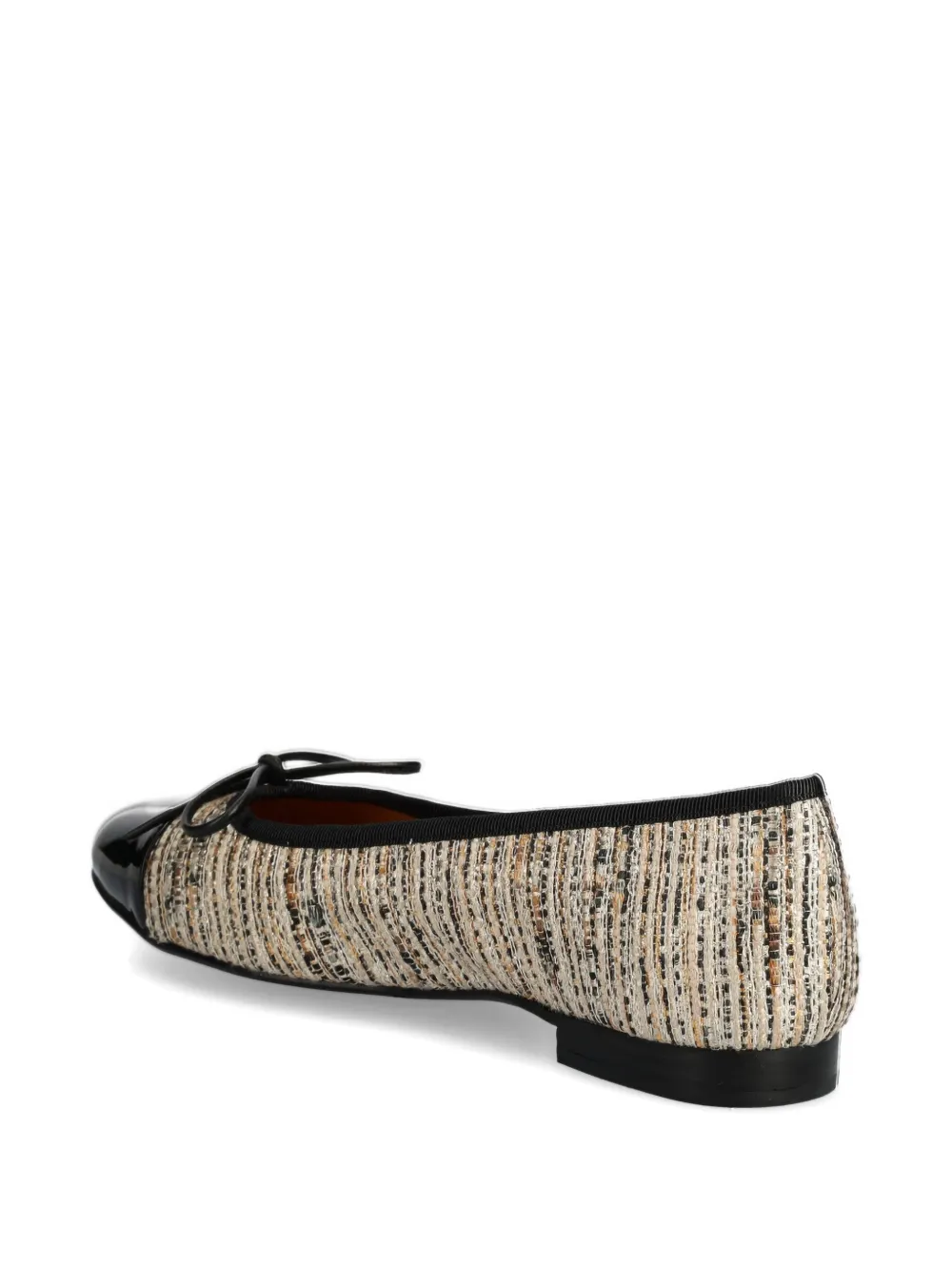 BILLI BI Tweed platte pumps Beige