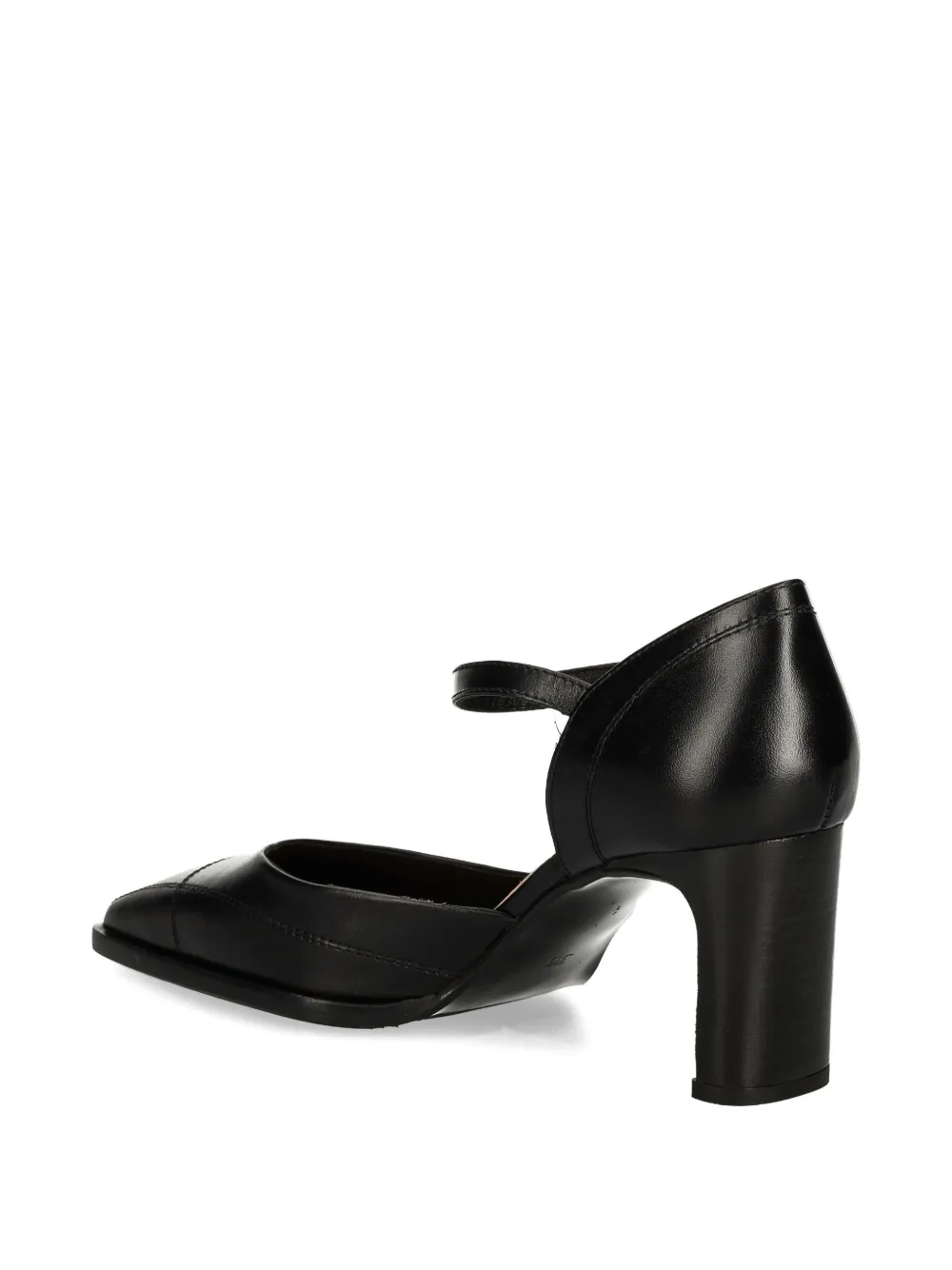 BILLI BI 70 mm pumps met vierkante neus en enkelbandje Zwart