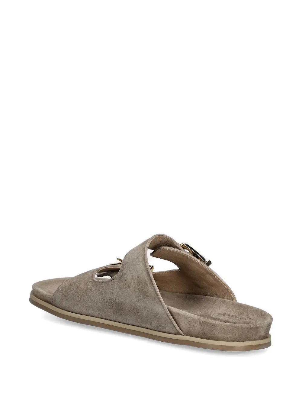 BILLI BI double-buckle suede sandals | Flat Sandals | Image 2