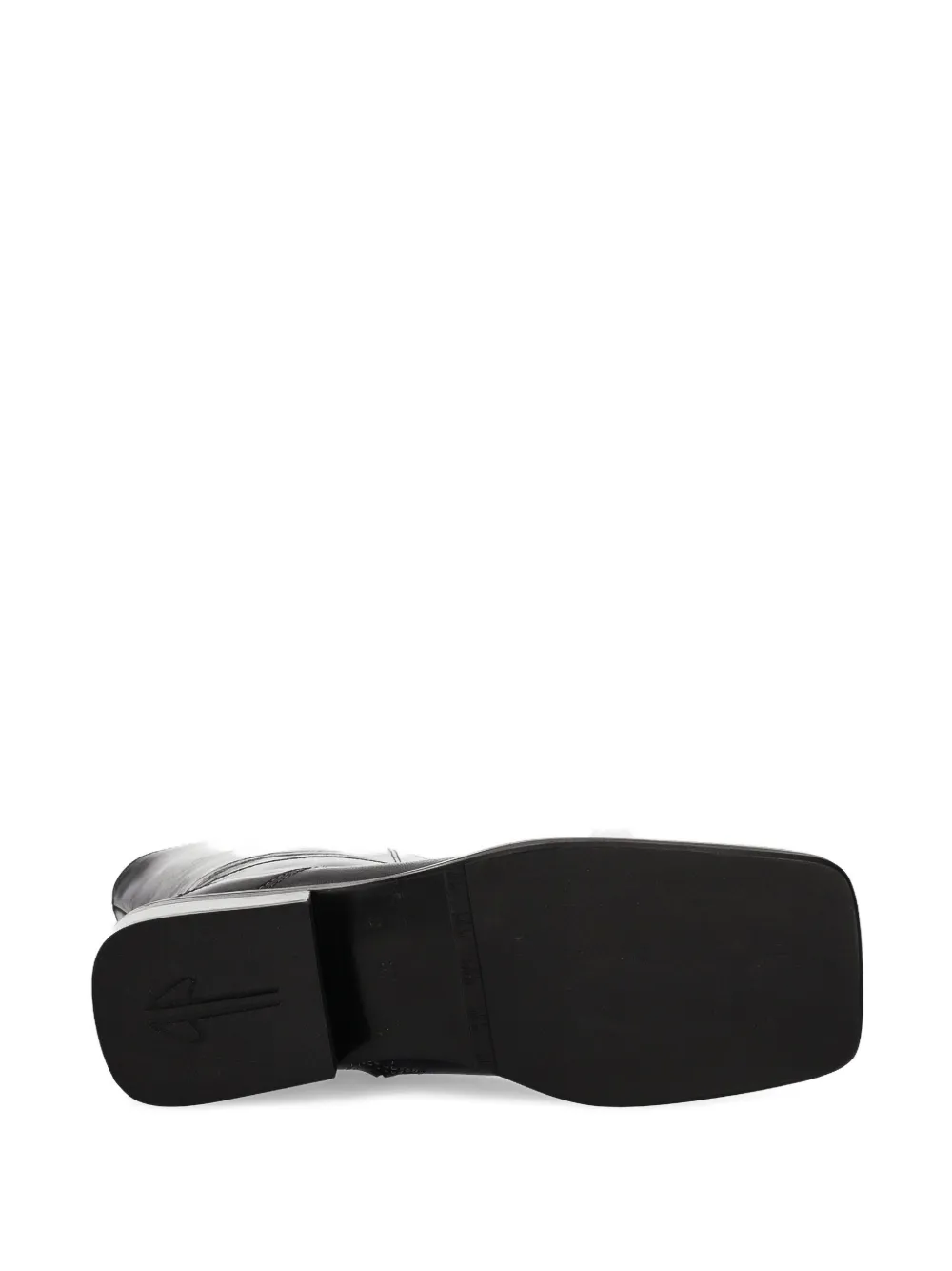 BILLI BI 40 mm laarzen met vierkante neus Zwart