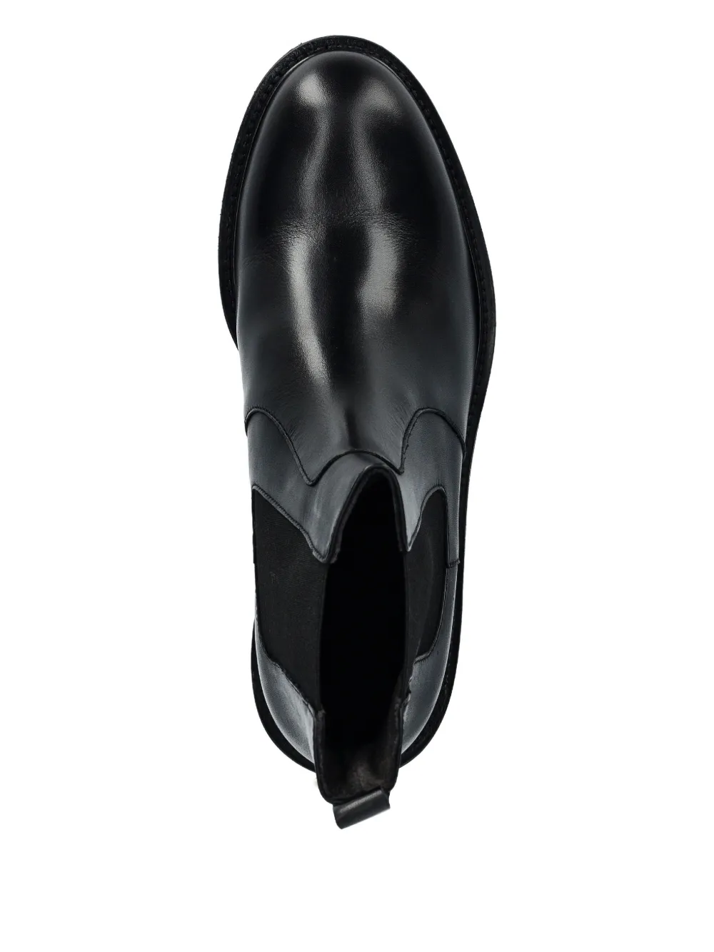 BILLI BI A7103 laarzen met elastische vlakken en gouden detail Zwart