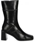 BILLI BI 70mm square-toe block-heel boots - Black