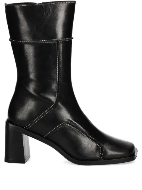 BILLI BI 70mm square-toe block-heel boots