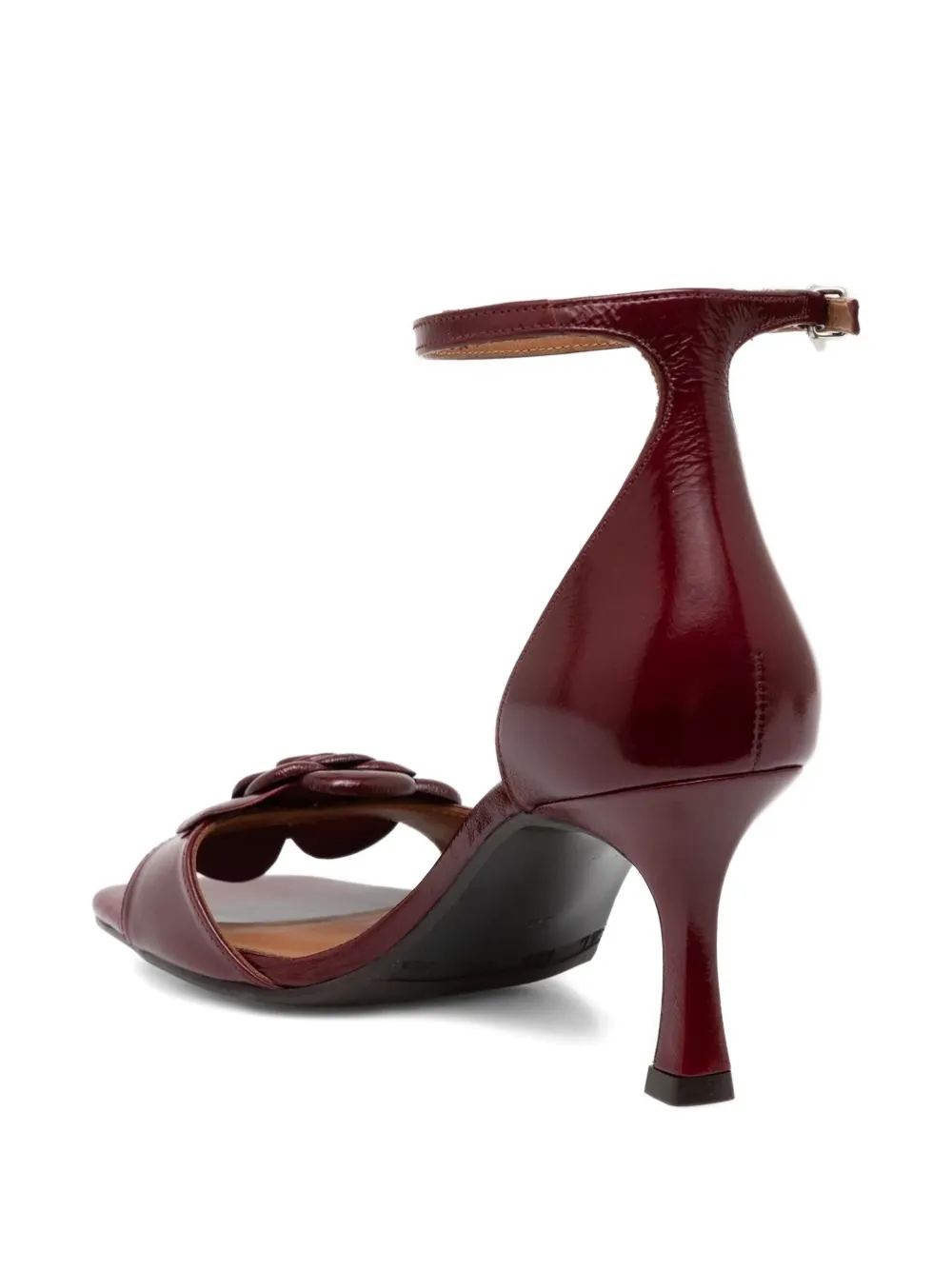 BILLI BI 70mm rose-embellished ankle-strap sandals | Heeled Sandals | Image 2