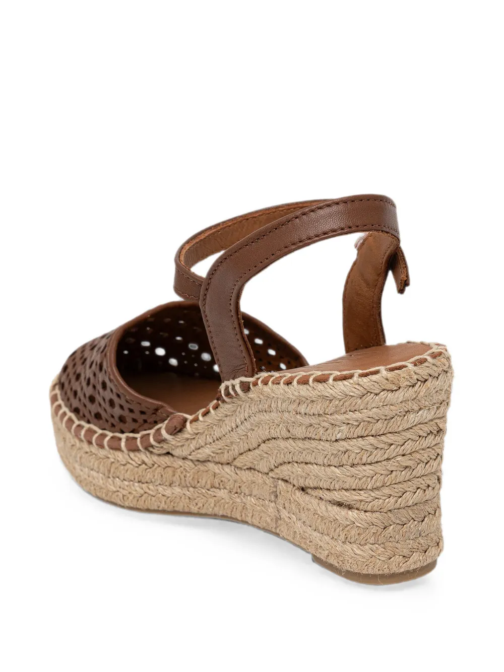 BILLI BI perforated wedge espadrilles Bruin