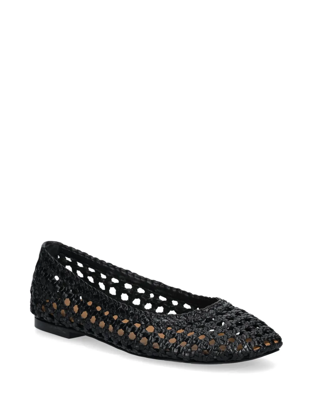BILLI BI woven ballet flats Zwart