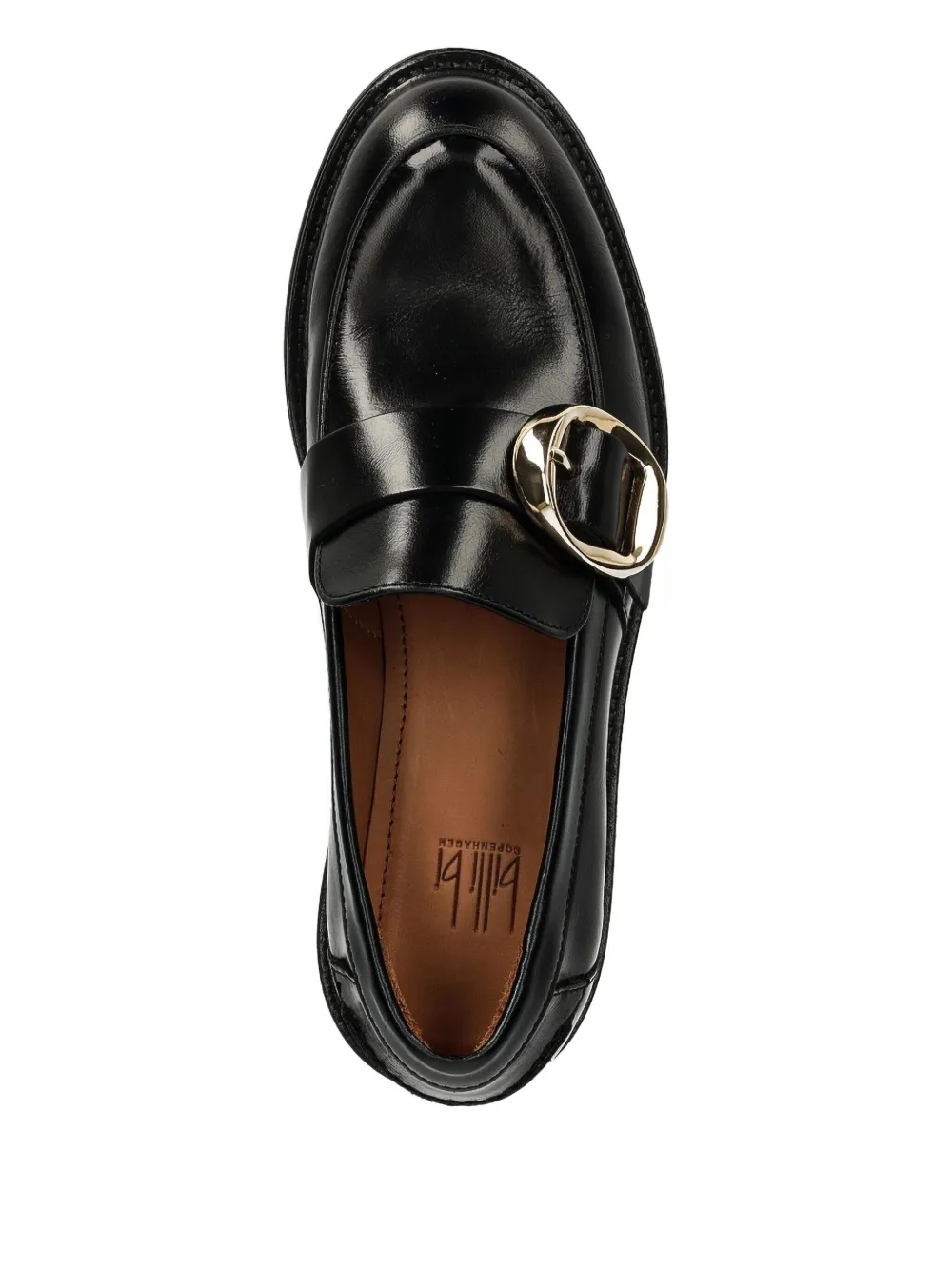 BILLI BI Leren loafers met gesp Zwart
