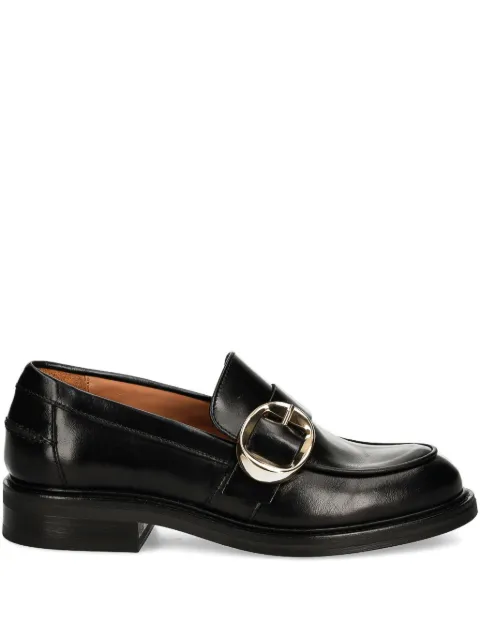 BILLI BI leather buckled loafers