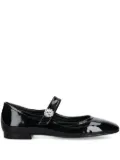 BILLI BI jewel-embellished Mary Jane flats - Black
