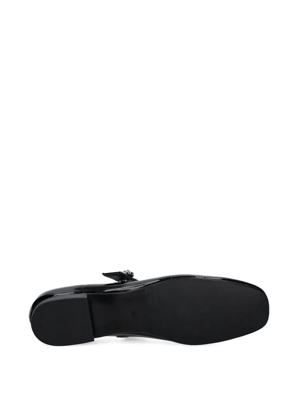 BILLI BI Mary Jane ballerina's verfraaid met kristallen Zwart