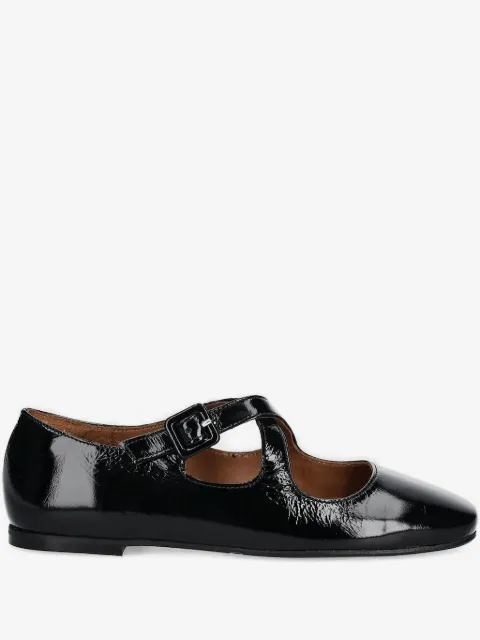BILLI BI buckle-fastening patent-leather ballet flats