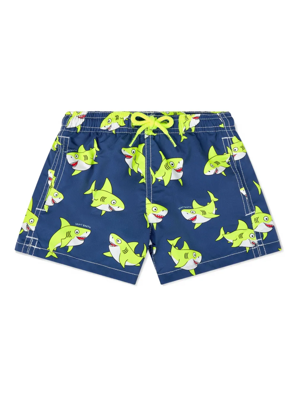 Mc2 Saint Barth Jean Lighting Swim Shorts In Blue