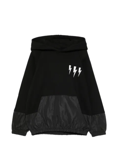 Neil Barrett Kids Thunderbolt-print hoodie