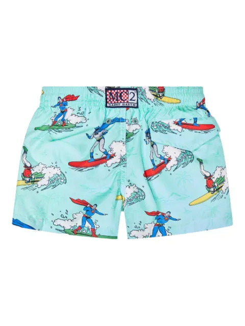 MC2 Saint Barth Kids graphic-print swim shorts