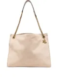 Lauren Ralph Lauren chain-strap suede tote bag - Neutrals