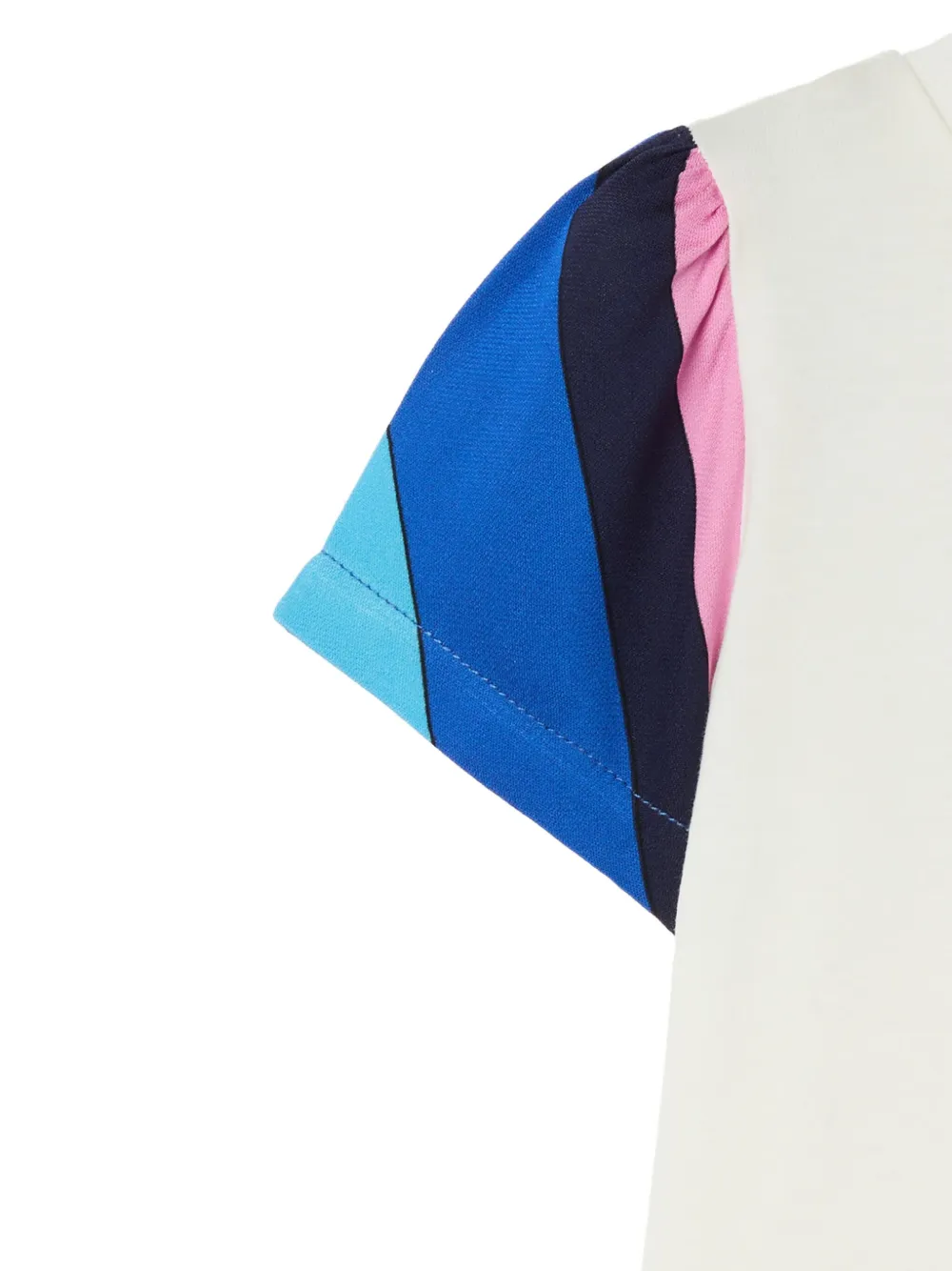 PUCCI Junior T-shirt met korte mouwen en vlakken Wit
