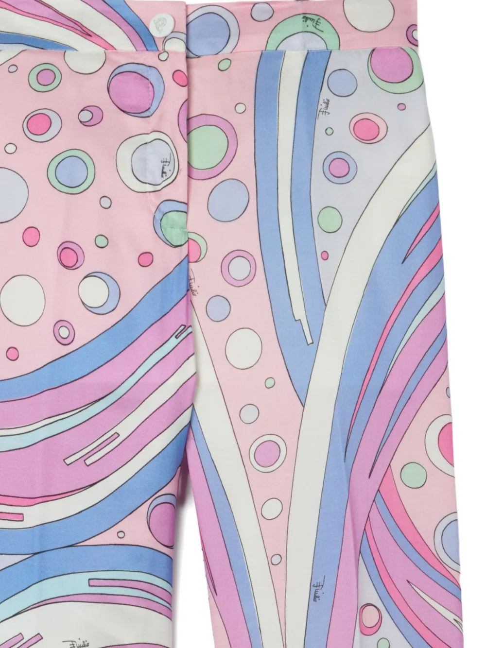 PUCCI Junior Broek met Fontane-print Roze