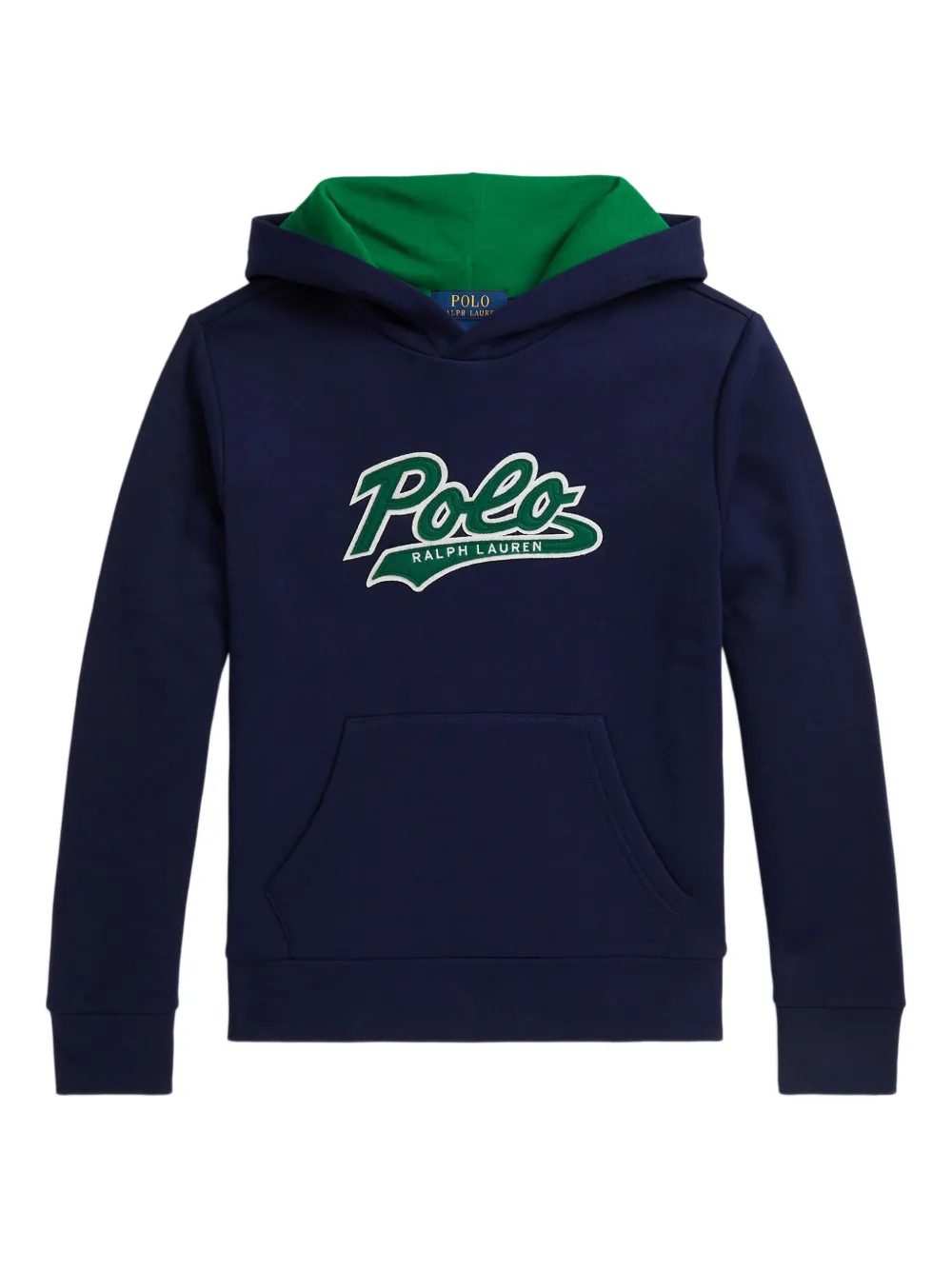 POLO RALPH LAUREN KIDS hooded logo sweatshirt Blauw