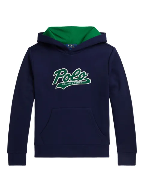 POLO RALPH LAUREN KIDS hooded logo sweatshirt