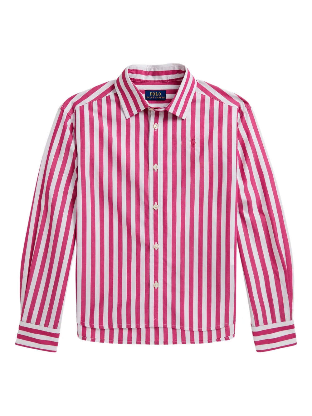 POLO RALPH LAUREN KIDS Gestreept shirt Roze