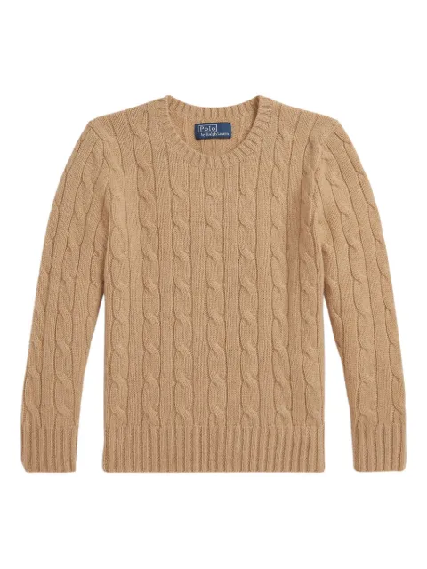 POLO RALPH LAUREN KIDS cable-knit crew-neck sweater