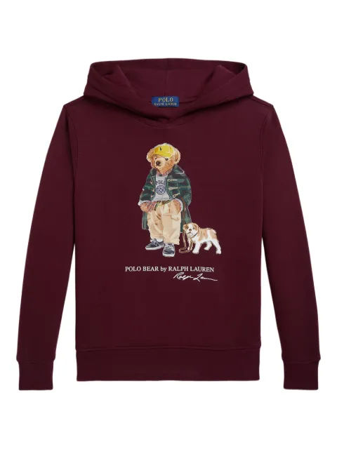 POLO RALPH LAUREN KIDS Fleece-Hoodie mit Polo Bear
