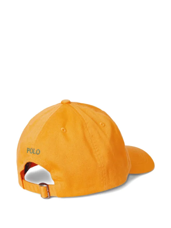 POLO RALPH LAUREN KIDS logo-embroidered Baseball Cap Yellow