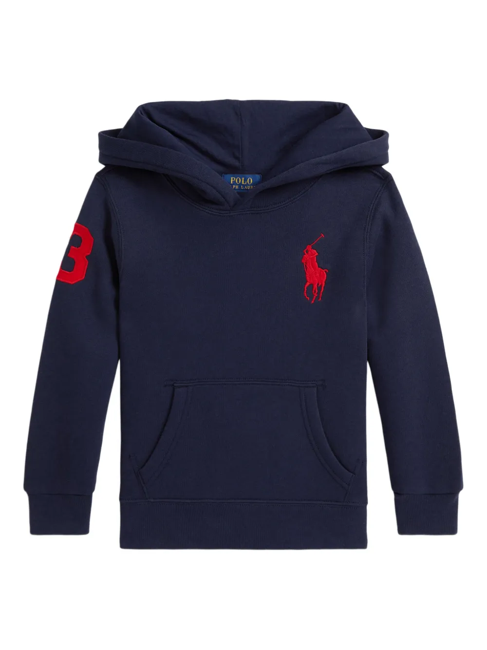 POLO RALPH LAUREN KIDS Fleece hoodie Blauw